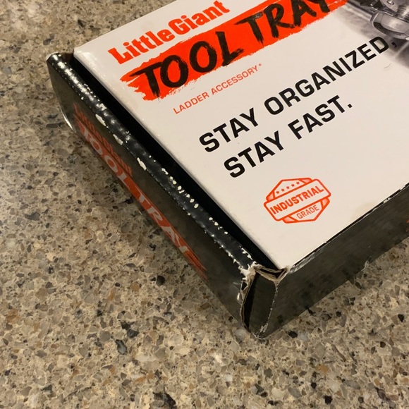 Little Giant Tool Tray - Ladder Accessory - Black and Red - Picture 10 of 12